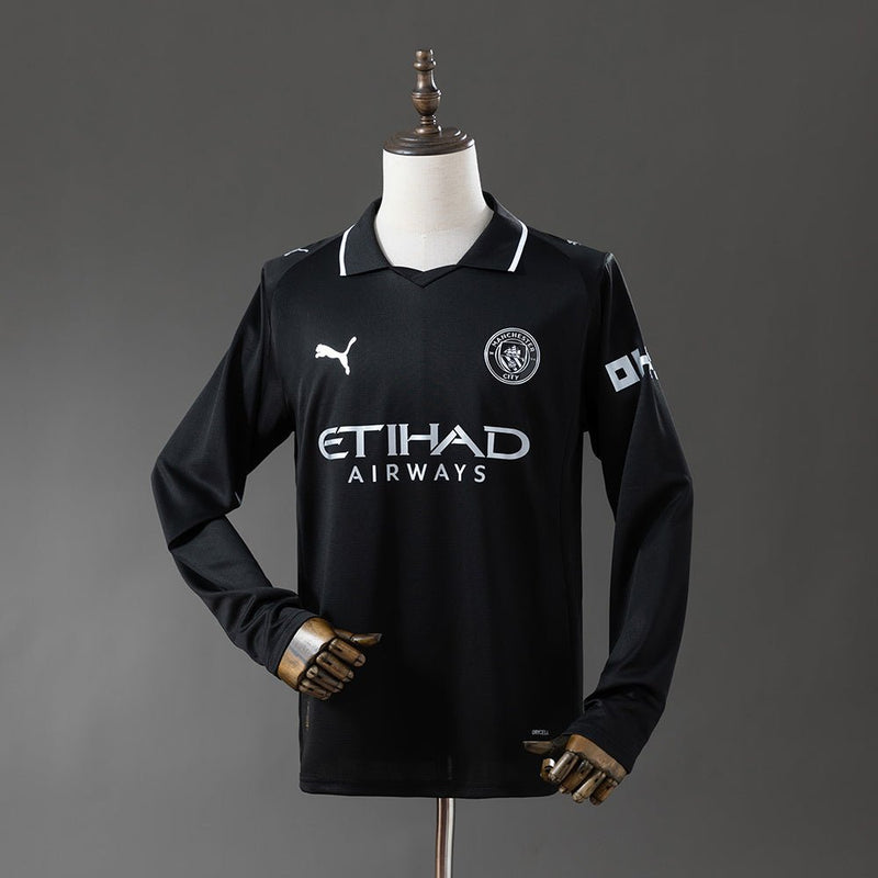 Camisola Manchester City Alternativa Manga Comprida 2025/26
