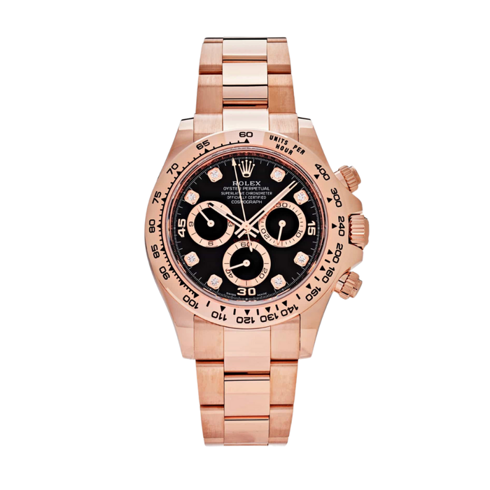 Daytona black diamond dial 40mm