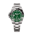 Gmt-master ii sprite lefty white gold green dial 40mm