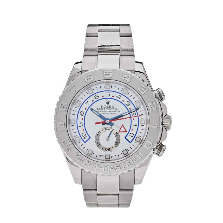 Yacht-master white gold platinum white dial 44mm