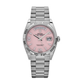 Day-date white gold opal diamond dial 36mm