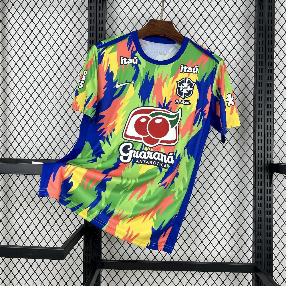 Camisola Brasil Aquecimento 2025