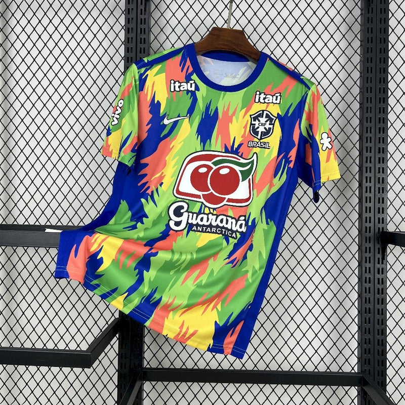 Camisola Brasil Aquecimento 2025