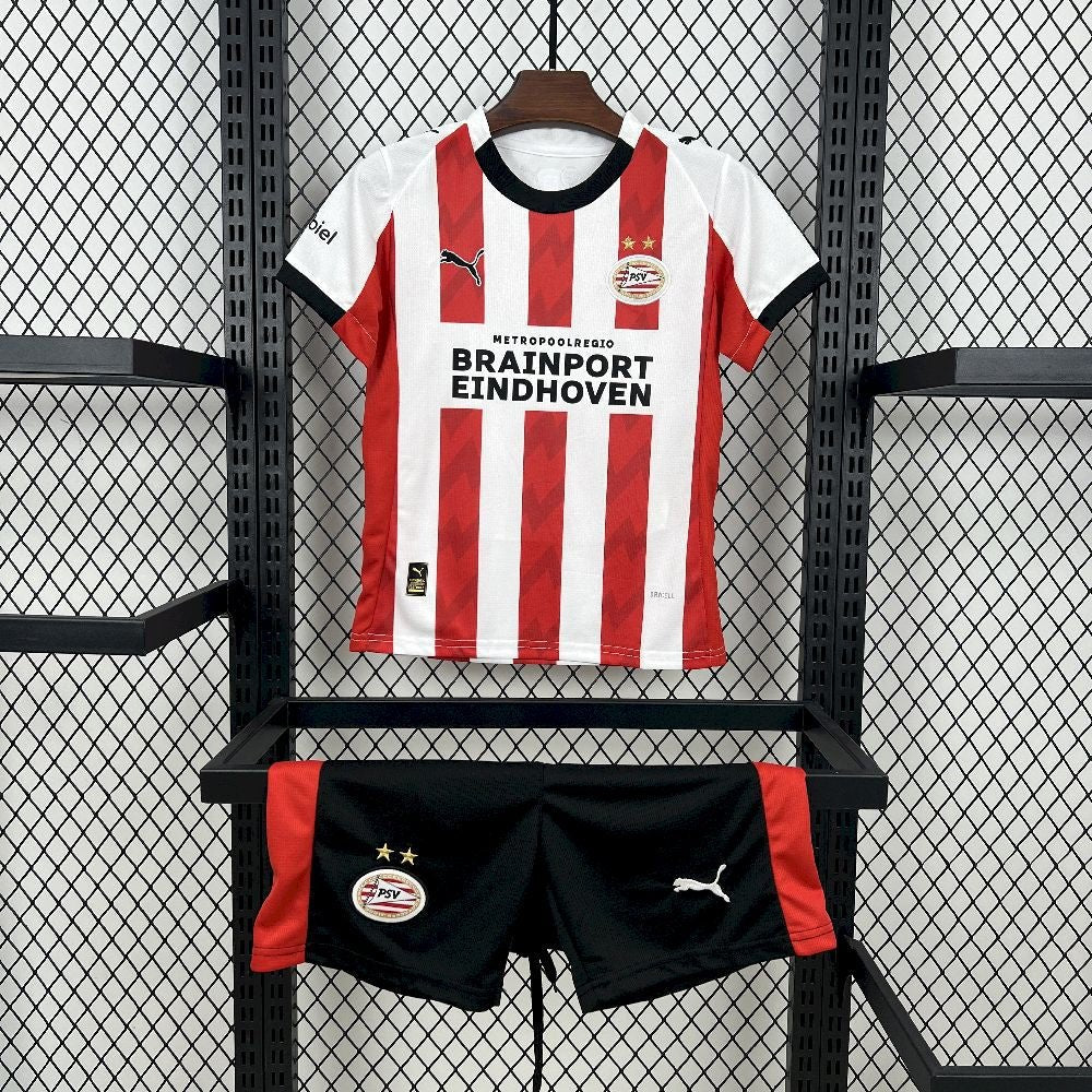 Kit Criança PSV Eindhoven Principal 2025/26