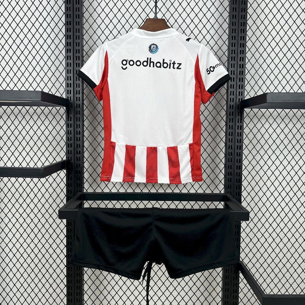 Kit Criança PSV Eindhoven Principal 2025/26