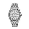 Sky-dweller white dial jubilee 42mm