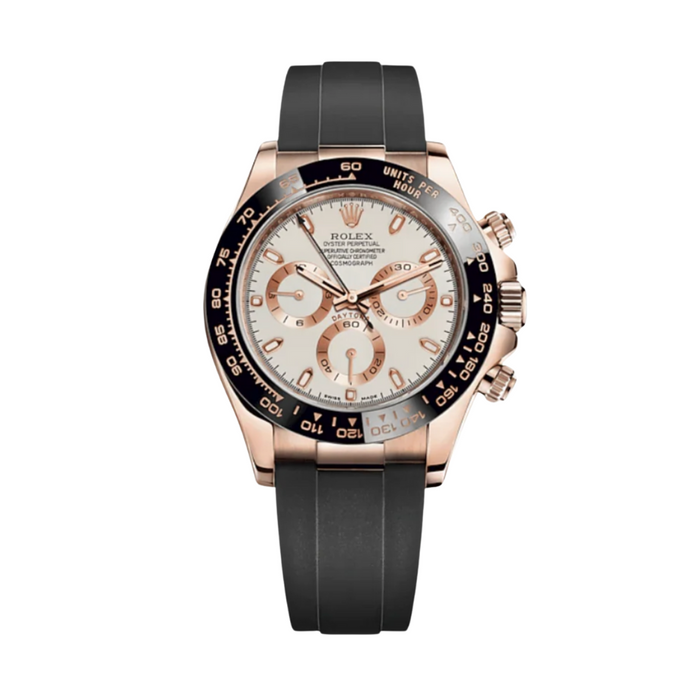 Daytona rose gold ivory dial 40mm