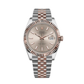 Date just rose gold sundust dial 41mm