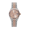 Date just ladies rose roman pink dial 31mm