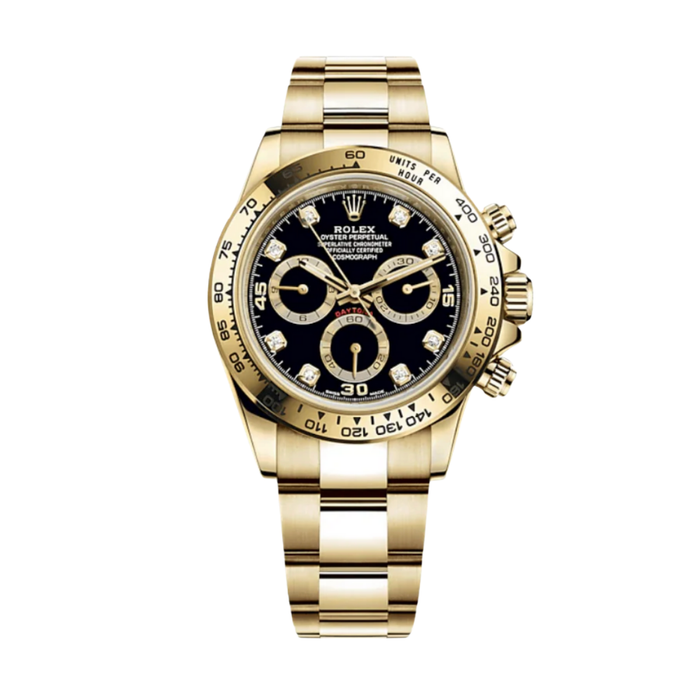 Daytona black diamond dial 40mm