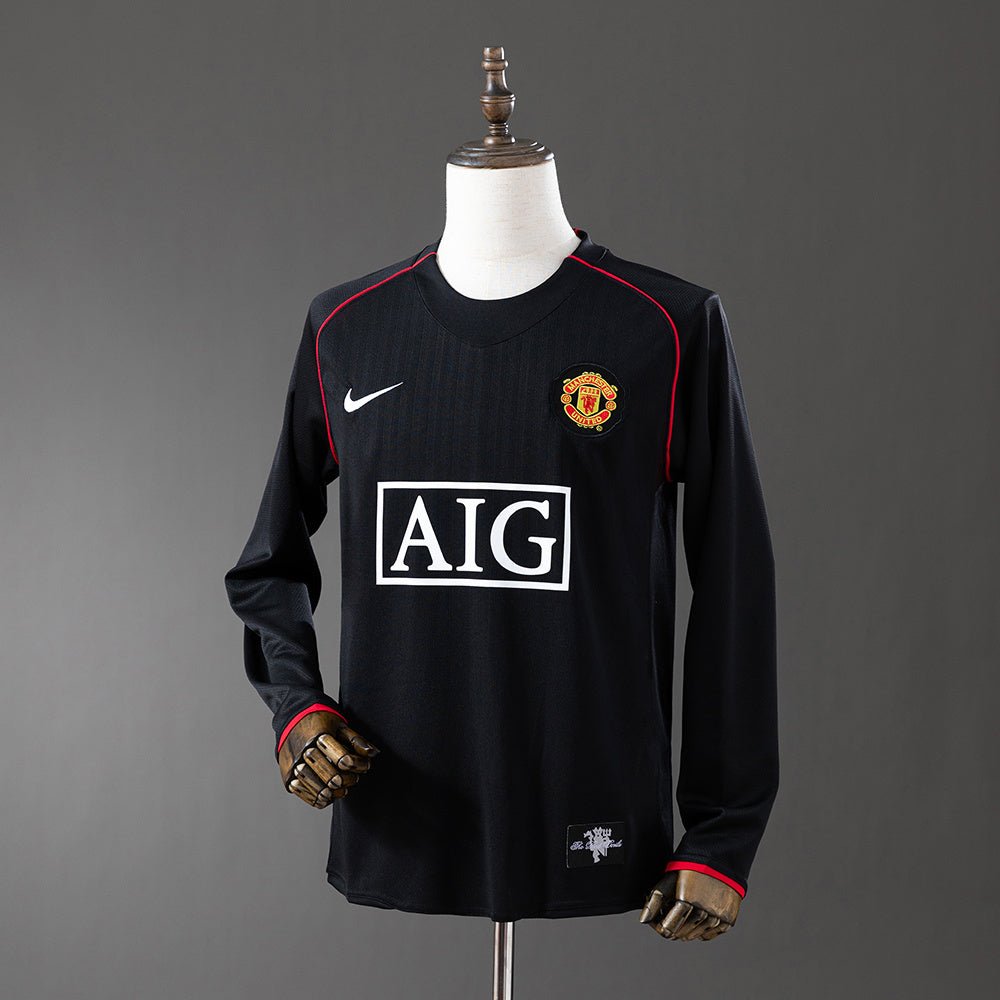 Camisola Manchester United Alternativa 2007/08 Manga Cumprida