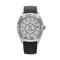 Sky-dweller white dial oysterflex 42mm