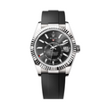 Sky-dweller black dial oysterflex 42mm