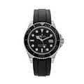 Yacht-master white gold black dial 42mm