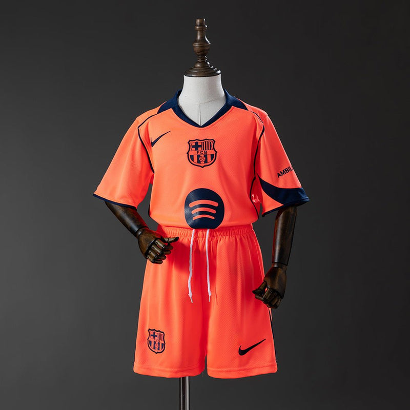 Kit Criança Barcelona Terceiro 2025/26