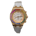 Royal oak white diamond dial