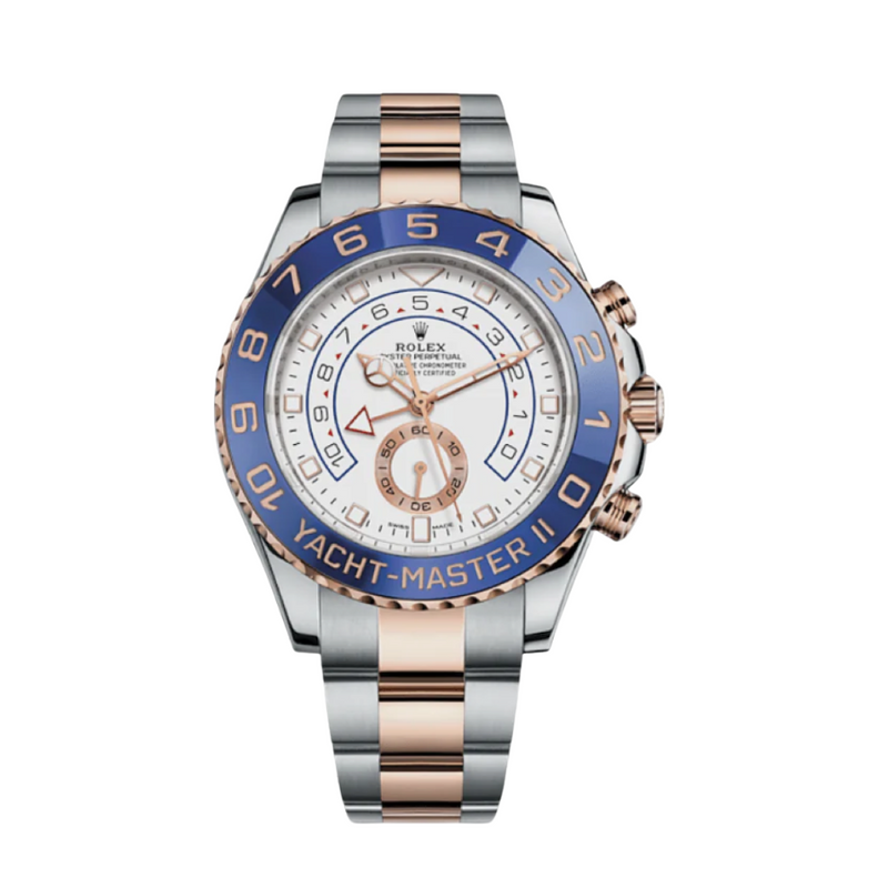 Yacht-master rose gold white dial 44mm