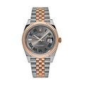 Date just rose gold wimbledon dial 41mm