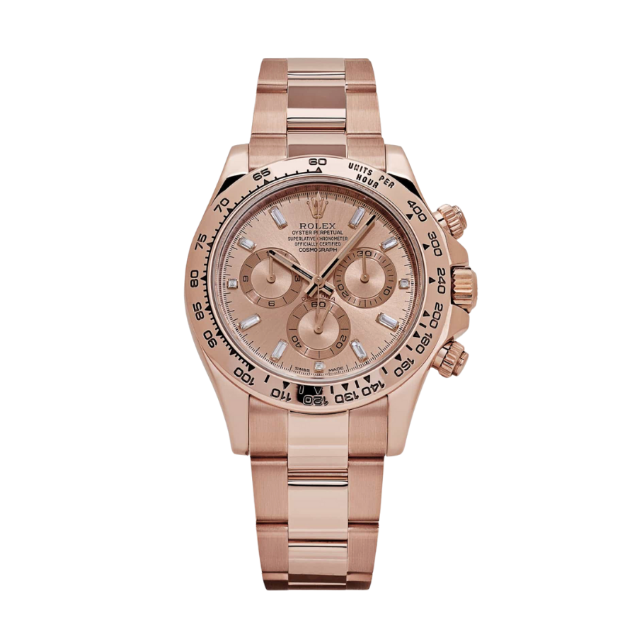 Daytona diamond baguette dial 40mm