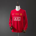 Camisola Manchester United Principal 2007/08 Manga Cumprida