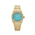 Royal Oak Selfwinding 15550BA.OO.1356BA.01 Yellow Gold Blue Turquoise Dial
