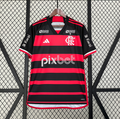 Camisola Flamengo Principal 2024/25 Todos os Patrocínios