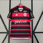 Camisola Flamengo Principal 2024/25 Todos os Patrocínios