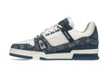 Monogram Denim White Blue