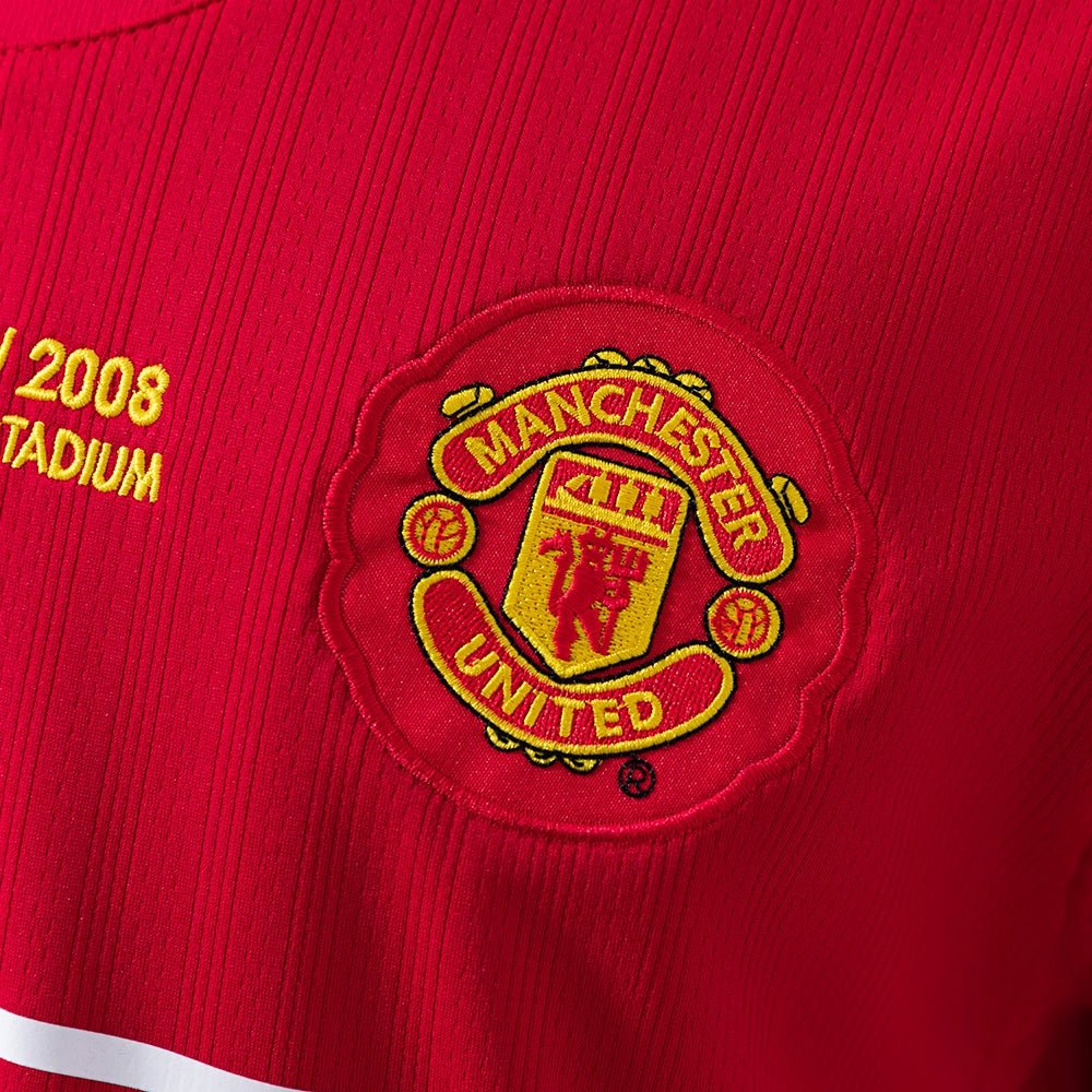 Camisola Manchester United Principal 2007/08 Manga Cumprida
