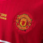 Camisola Manchester United Principal 2007/08 Manga Cumprida