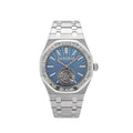 Royal Oak 26535PT.ZZ.1220PT.01 Selfwinding Flying Tourbillon Platinum Light Blue Dial