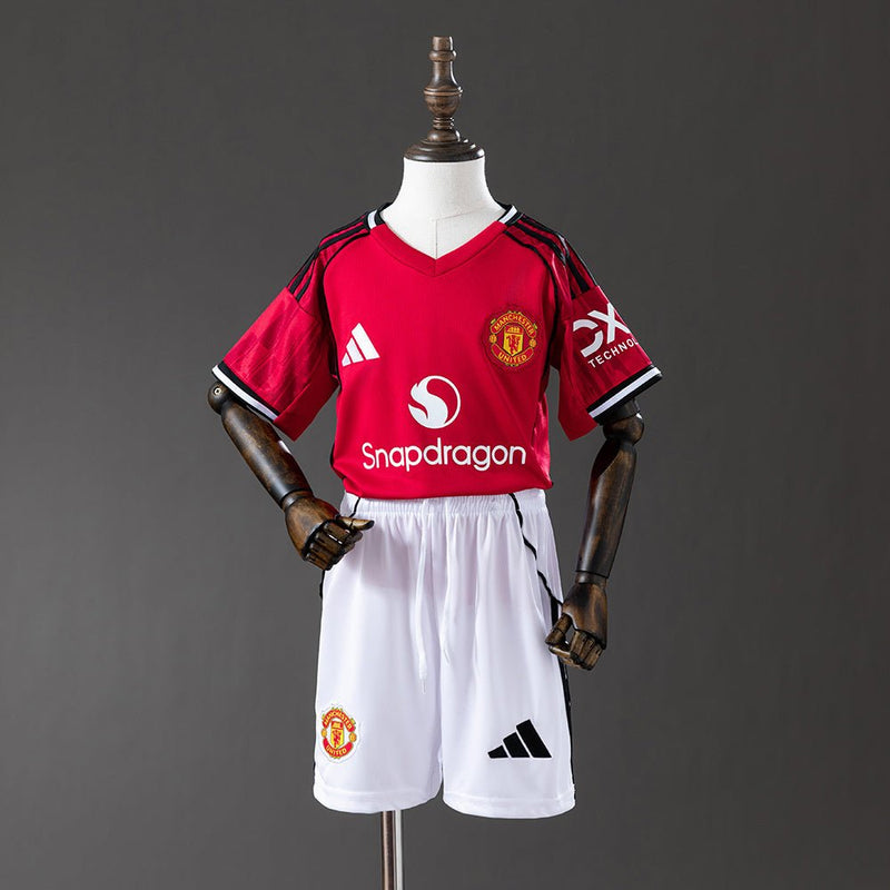 Kit Criança Manchester United Principal 2025/26