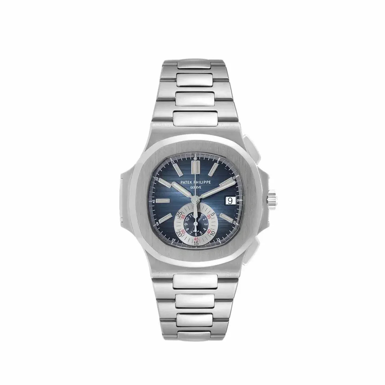 Nautilus 5980/1A-001 Chronograph Steel Blue Dial